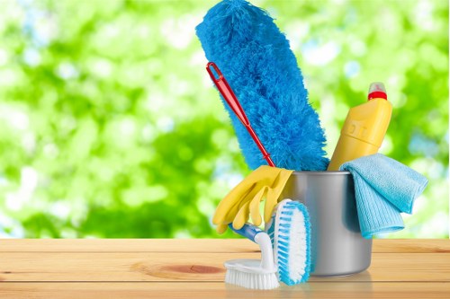 Local Barnes cleaner preparing a short-let home for the next guest arrival