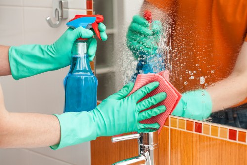 Professional after builders cleaning in a Barnes home following renovation work