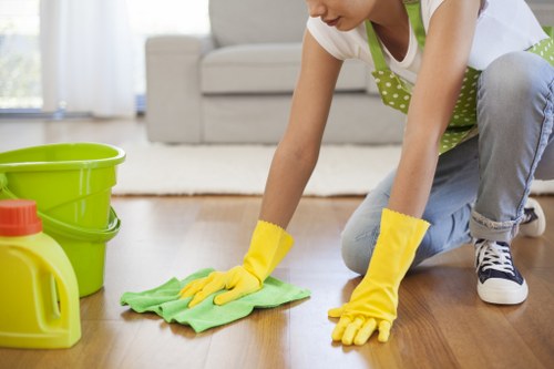 Barnes carpet cleaning technician trained in safe methods